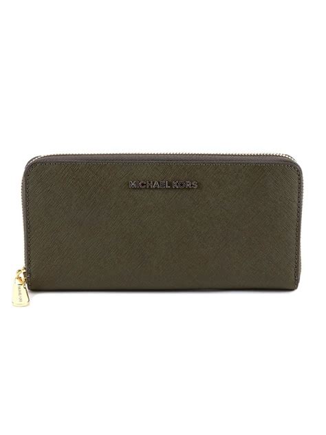 michael kors cece olive green|Michael Kors dark green wallet.